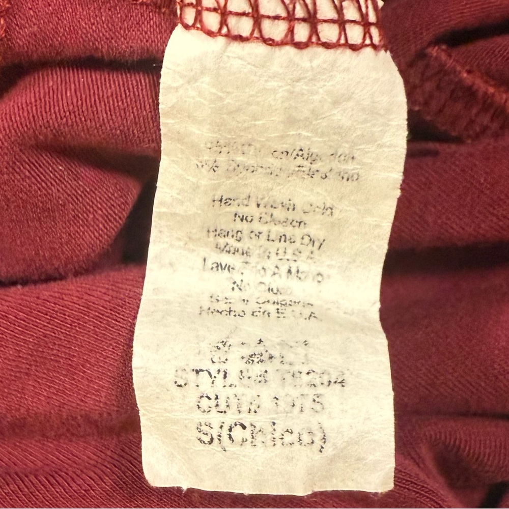 Love Culture Burgundy Wrap Crop Top - Picture 10 of 10